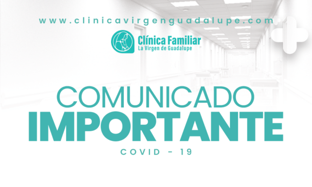 COMUNICADO IMPORTANTE – COVID 19