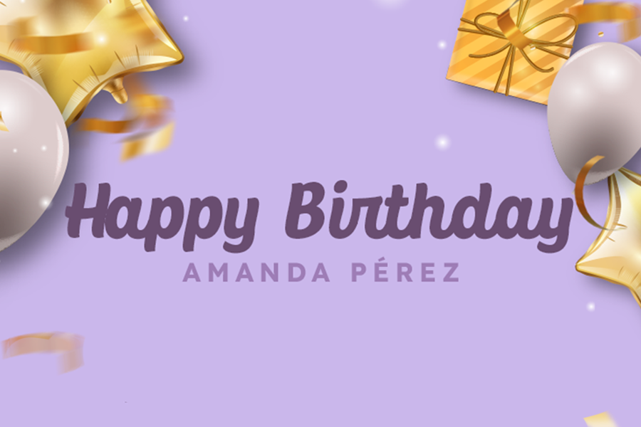 🎉¡FELIZ CUMPLEAÑOS, AMANDA! 🎉