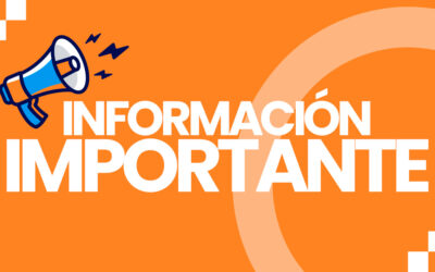 ¡INFORMACIÓN IMPORTANTE!