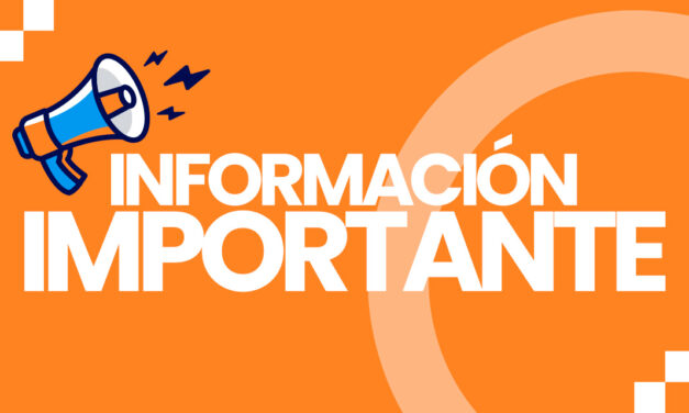 ¡INFORMACIÓN IMPORTANTE!